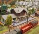 Scenery around train station